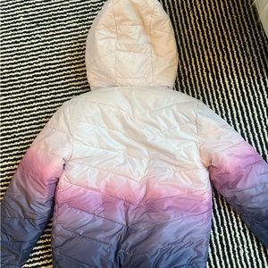 Girls winter jacket with hoodie